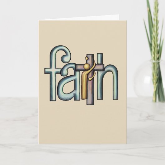 Umfassen Sie das Kreuz Karte (Vorderseite)