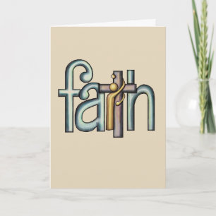 Umfassen Sie das Kreuz Karte