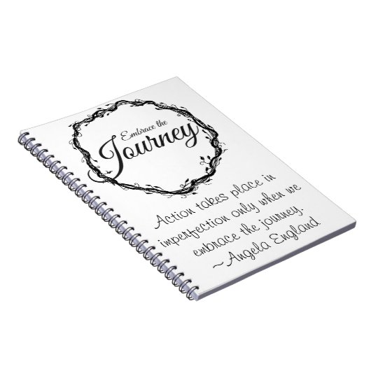 Umfassen Sie das Reise-Notizbuch Notizblock (Rechte Seite)