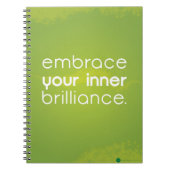 Umfassen Sie Ihr inneres Helligkeits-Notizbuch Notizblock (Vorderseite)