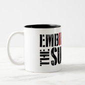 Umfassen Sie sind zum Kotzen (Radfahren) Zweifarbige Tasse (Links)