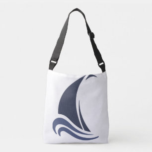 Umfassend bedruckte Cross-Body-Tasche, mittelgroß Tragetaschen Mit Langen Trägern