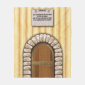 Umfassende Fort™ vordere Tür-Fleece-Decke Fleecedecke (Vorderseite)