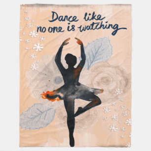 Umfassende (Nutzen mit 3 Größen) Tanzenballerina Fleecedecke