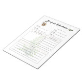 Umfassende Projektplanvorlage Notizblock (angewinkelt)