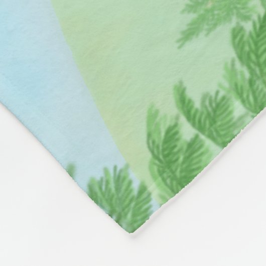 Umfassendes Appaloosa-Pferd und Fleecedecke (Ecke)