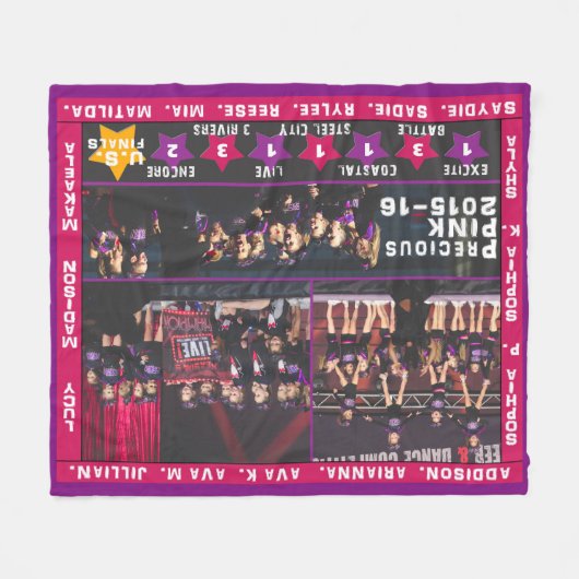 Umfassendes Medium Fleecedecke (Vorderseite (Horizontal))