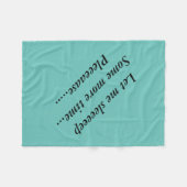 Umfassendes personalisiertes fleecedecke (Vorderseite (Horizontal))