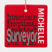 Umfrage Außerordentlicher CUSTOM Keramikornament (Rückseite)