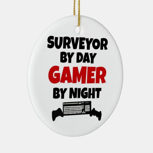 Umfrage bei Day Gamer by Night Keramikornament (Rechts)