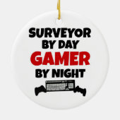 Umfrage bei Day Gamer by Night Keramikornament (Hinten)