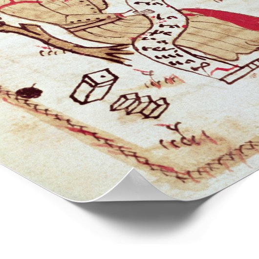 Umfrage bei seinen Mitarbeitern Poster (Ecke)