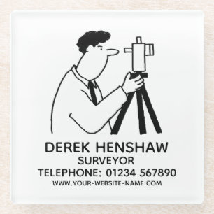 Umfrage und Umfrage Glasuntersetzer