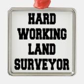 Umfrage zum Arbeitsland Ornament Aus Metall (Vorne)