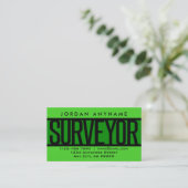 Umfrage zur Grünen Visitenkarte (Stehend Vorderseite)