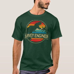 Umfrageingenieur Dinosaurier T-Shirt
