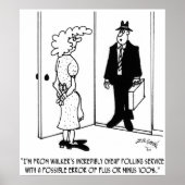 Umfragen mit möglichem Fehler von Plus oder Minus Poster (Vorne)