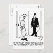 Umfragen mit möglichem Fehler von Plus oder Minus Postkarte (Vorne/Hinten)