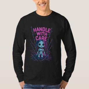 Umgang mit Care Gothic Doll Jirai Kei Ästhetik T-Shirt