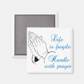 Umgang mit dem Gebet Magnet (Vorderseite/Rückseite)