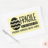 Umgang mit dem Osterthema Kleinunternehmen Rechteckiger Aufkleber (Umschlag)