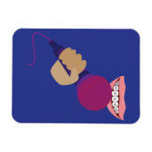 Umgang mit Mikrofon Magnet (Horizontal)