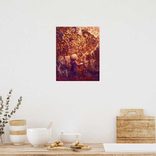 Umgang mit Narben Poster (Küche)