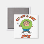 Umgang mit Stress Magnet (Vorderseite/Rückseite)