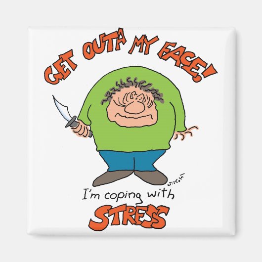 Umgang mit Stress Magnet (Vorne)