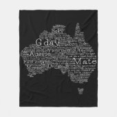 Umgangskarte Fleecedecke (Vorderseite)