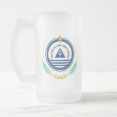 Umgangsmarke Mattglas Bierglas (Links)