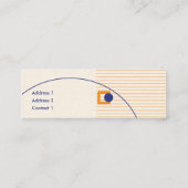 Umgeben - dünn mini visitenkarte (Rückseite)