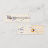 Umgeben - dünn mini visitenkarte (Vorne/Hinten)