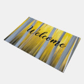 Umgeben durch Aspen-Bäume Fußmatte (Schrägansicht)