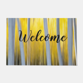 Umgeben durch Aspen-Bäume Fußmatte