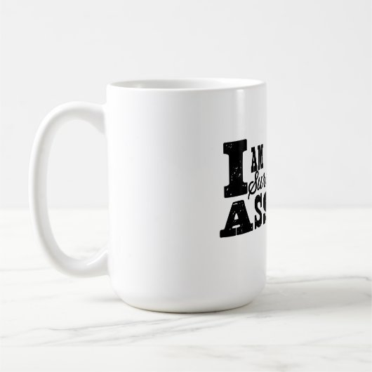 Umgeben durch Asshats - Tassen-Schuss Kaffeetasse (Links)