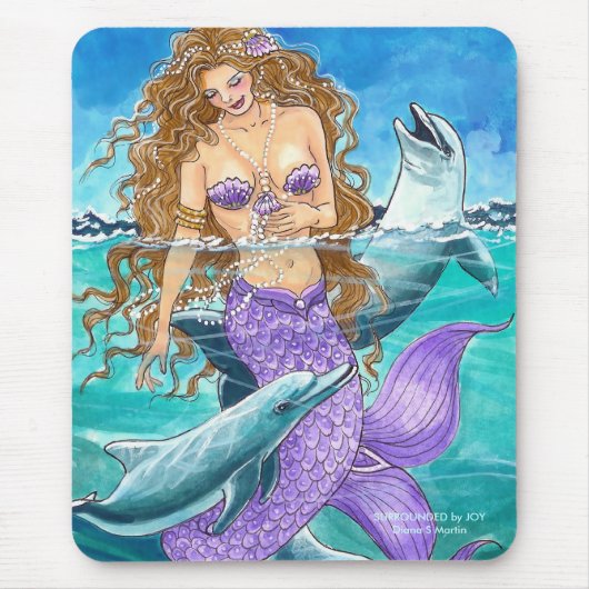 UMGEBEN DURCH FREUDE MOUSEPAD (Vorne)