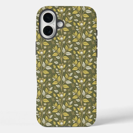 Umgeben Sie sich mit eleganten Blumenmustern Case-Mate iPhone Hülle (Rückseite)