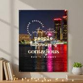 Umgeben Sie sich mit Motivierend Positivität Poster