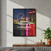 Umgeben Sie sich mit Motivierend Positivität Poster