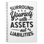 Umgeben Sie sich mit Vermögenswerten, die keine Ve Notizblock (Vorderseite)
