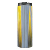 umgeben von Aspen-Bäumen Thermosbecher (Rückseite)