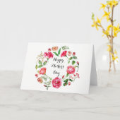 Umgeben von Blume Muttertag Karte (Gelbe Blume)