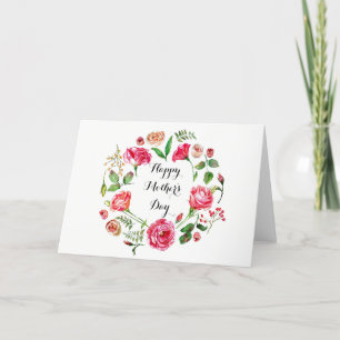 Umgeben von Blumen Muttertag Karte