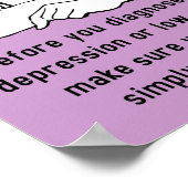 Umgeben von Jerks Funny Poster Sign (Ecke)