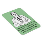 Umgeben von Jerks Funny Premium Magnet (Rechte Seite)