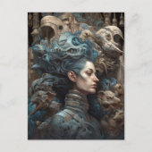 Umgeben von Monstern Weltkulturerbe Postkarte (Vorderseite)