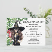 Umgeben von Pool vor Dusche Einladung (Stehend Vorderseite)