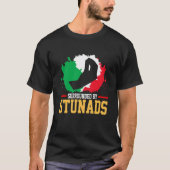 Umgeben von Stunads Hand Geste Funny Italian T-Shirt (Vorderseite)