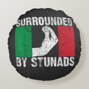Umgeben von Stunads Rundes Kissen